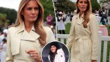 Il cappotto di Pasqua di Melania Trump firmato da uno dei brand preferiti di Meghan Markle