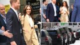 Security anomala per prince harry e meghan markle nel loro outing a new york