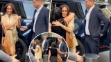 Meghan markle ignora prince harry in un imbarazzante momento a new york