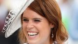 Eugenie in bianco da sposa: stile mozzafiato con cappello velato