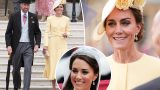 Kate Middleton incanta al Royal Garden Party con un abito giallo burro e orecchini da sposa