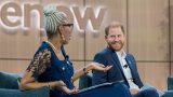 Prince Harry felice a Las Vegas per il compleanno di Archie