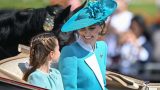 Princess charlotte e princess kate momenti dolci insieme a trooping the colour 2025