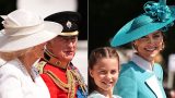 Princess kate e re carlo insieme alla royal family per il trooping the colour 2025