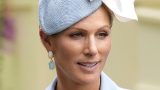 Zara Tindall sfoggia pantaloni vita alta e seta all’Ascot 2025