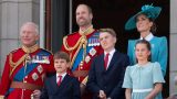 Look d’amore tra il principe William e la principessa Kate al Trooping the Colour 2025