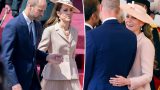 Prince william e kate middleton mostrano affetto in pubblico durante visita di stato in francia