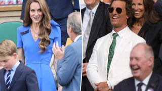 Matthew mcconaughey sorride e sorprende a wimbledon con un gesto gentile per william e kate
