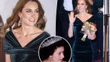 Kate Middleton indossa abito di velluto smeraldo e diamanti della regina Elisabetta alla Royal Variety Performance